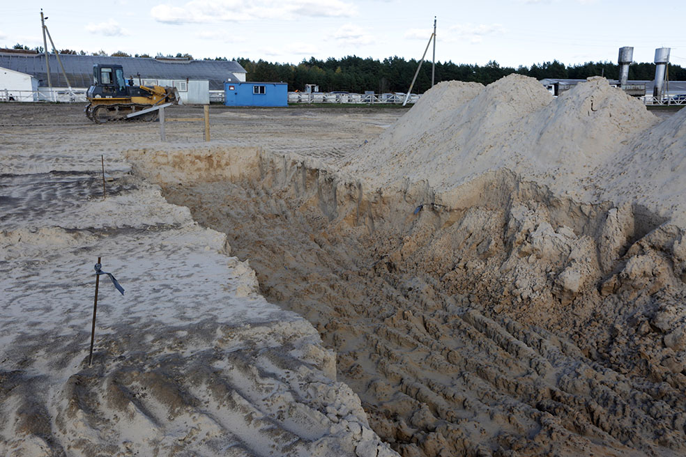 В ОАО «Прудокское» начато строительство новой фермы