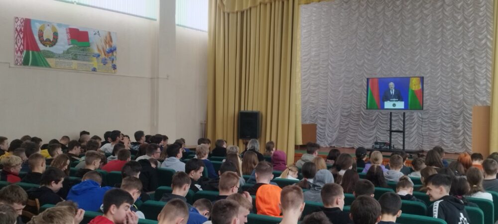 Учащиеся колледжа мелиорации 