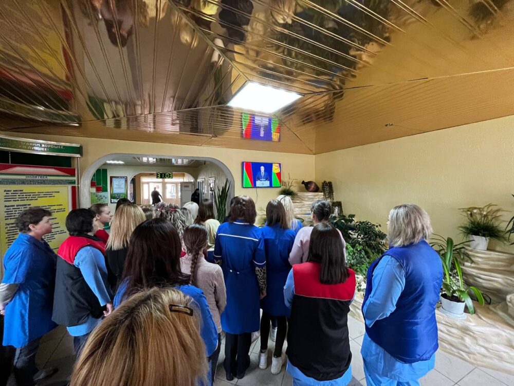 Работники мясокомбината 