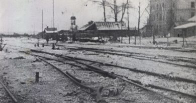 Калинковичи после бомбардировки