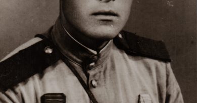 Василий Табулин - фронтовик. 1945 год.
