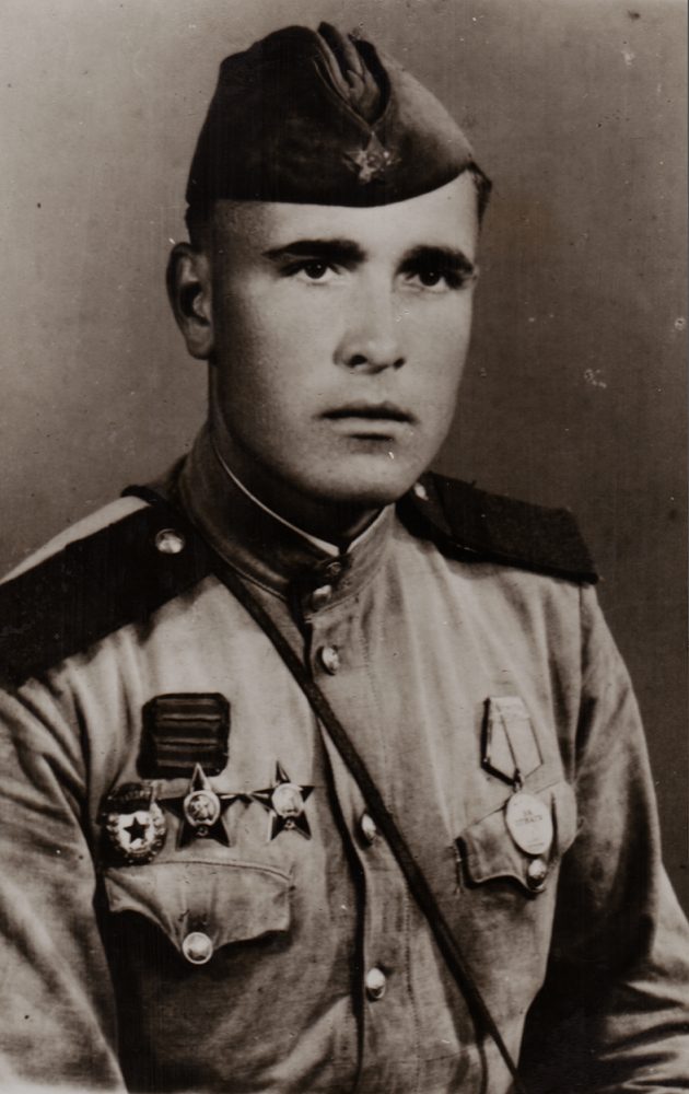 Василий Табулин - фронтовик. 1945 год.